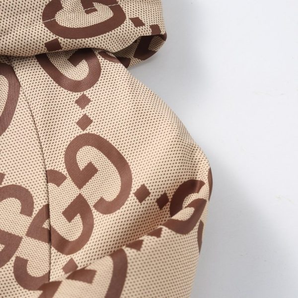 Hoodie Gucci GG Stripe Beige Tiger GC024 - Image 5