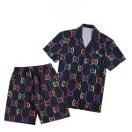 Set Gucci GG Multicolor Shirt and Shorts GC027