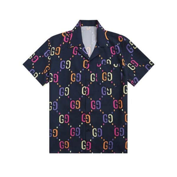 Set Gucci GG Multicolor Shirt and Shorts GC027 - Image 2