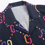 Set Gucci GG Multicolor Shirt and Shorts GC027 - Image 8