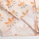 Shirt Gucci x Adidas Trefoil Beige Short Sleeve GC028 - Image 5