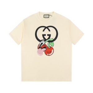 T-shirt Gucci GG Cherry White GC032