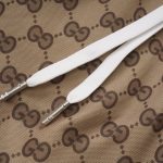 Pants Gucci GG Beige Drawstring Joggers GC033 - Image 4