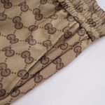 Pants Gucci GG Beige Drawstring Joggers GC033 - Image 6