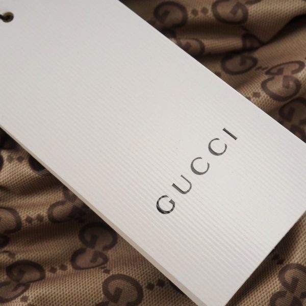 Pants Gucci GG Beige Drawstring Joggers GC033 - Image 8