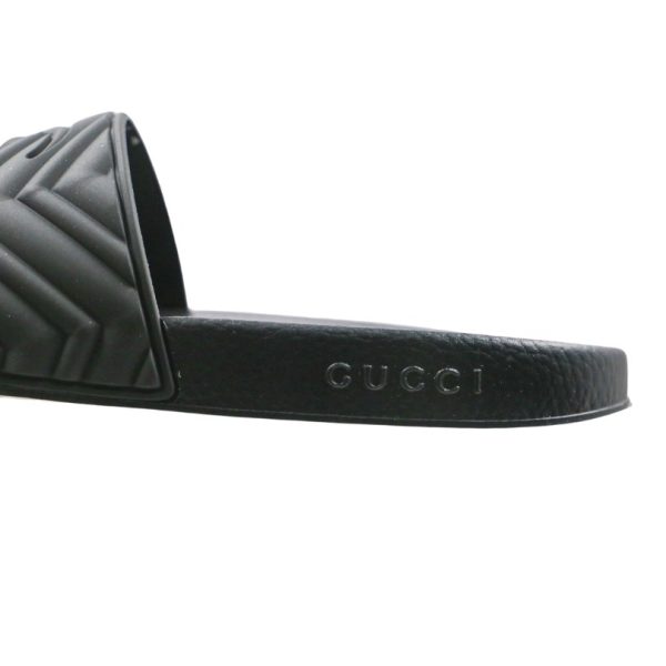 Slides Gucci GG Black Rubber Monogram GC034 - Image 2