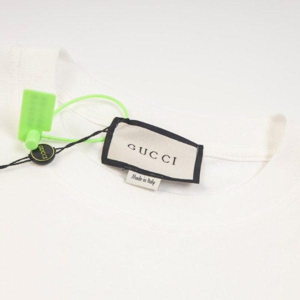 T-shirt Gucci Rainbow Logo White GC036 - Image 6
