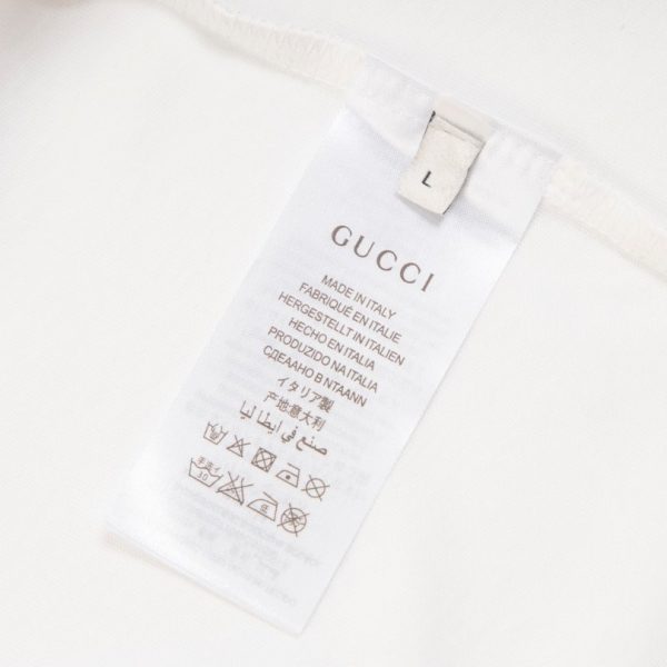 T-shirt Gucci Rainbow Logo White GC036 - Image 7