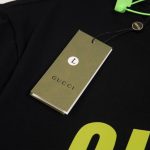 T-shirt Gucci Neon Logo Black GC037 - Image 5