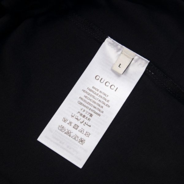 T-shirt Gucci Neon Logo Black GC037 - Image 7
