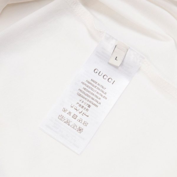 T-shirt Gucci Neon Logo White GC038 - Image 7