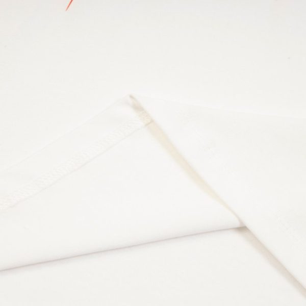 T-shirt Gucci Red Gradient Logo White GC040 - Image 4