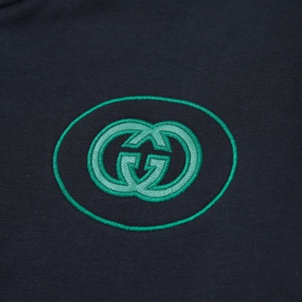 Gucci Jacket Full Zip GG Monogram Track Black GC044 - Image 5