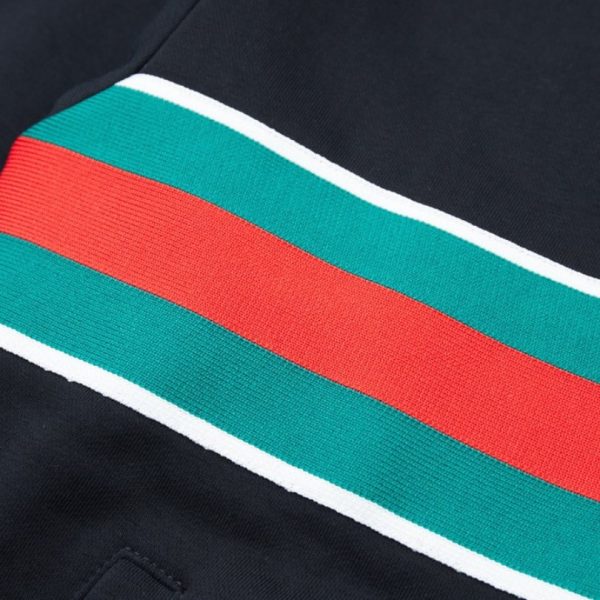 Gucci Jacket Full Zip GG Monogram Track Black GC044 - Image 7