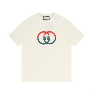 T-shirt Gucci Double G Logo White GC045