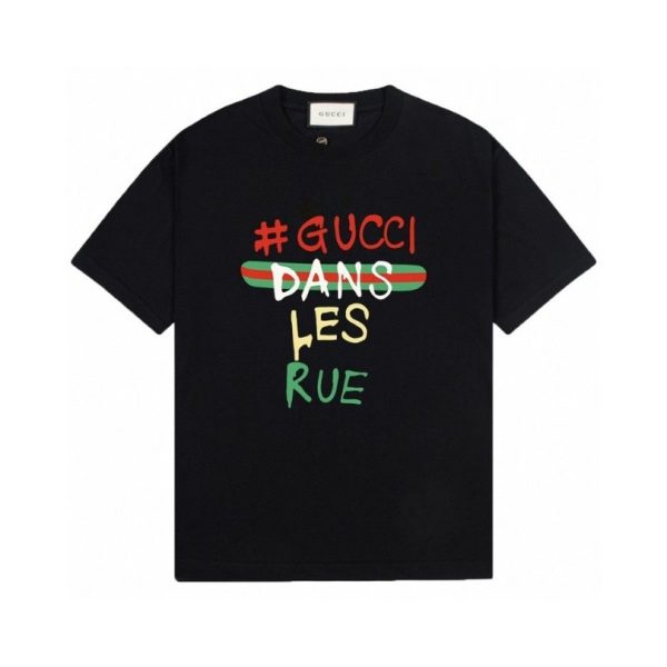 d105120_21813-1.jpg T-shirt Gucci Dans Les Rue Black GC050 - Image 1