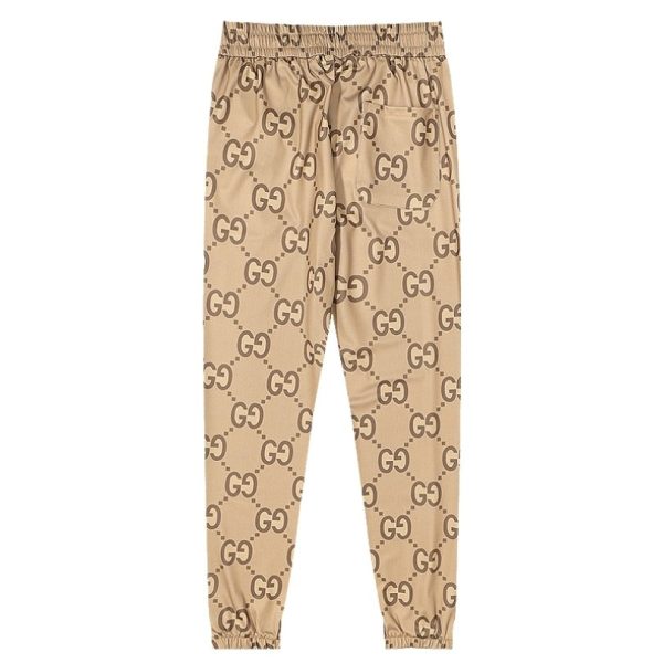 Pants Gucci Monogram Beige Joggers GC052 - Image 2
