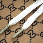 Pants Gucci Monogram Wide-Leg Beige GC053 - Image 6