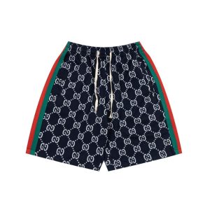 Shorts Gucci Monogram Stripe Navy GC056