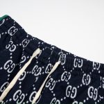Shorts Gucci Monogram Stripe Navy GC056 - Image 4
