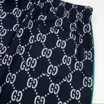 Shorts Gucci Monogram Stripe Navy GC056 - Image 9
