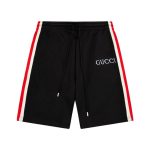 Shorts Gucci Stripe Logo Black GC055