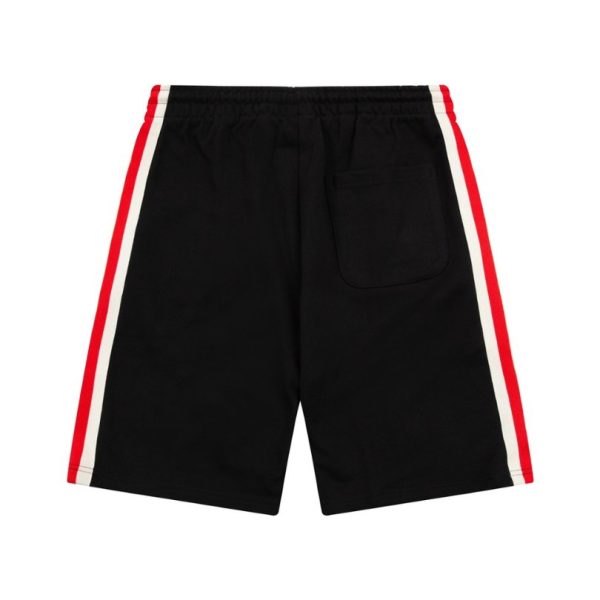 Shorts Gucci Stripe Logo Black GC055 - Image 2