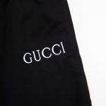 Shorts Gucci Stripe Logo Black GC055 - Image 3