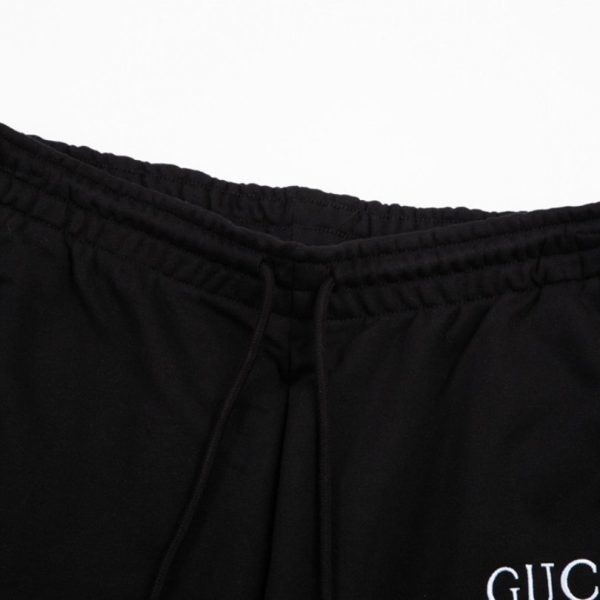 Shorts Gucci Stripe Logo Black GC055 - Image 4