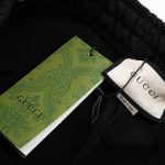 Shorts Gucci Stripe Logo Black GC055 - Image 8