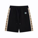 Shorts Gucci Monogram Trim Black GC054