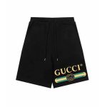 Shorts Gucci Logo Print Black GC057