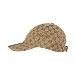 Cap Gucci canvas baseball hat Beige and ebany GC059 - Image 2