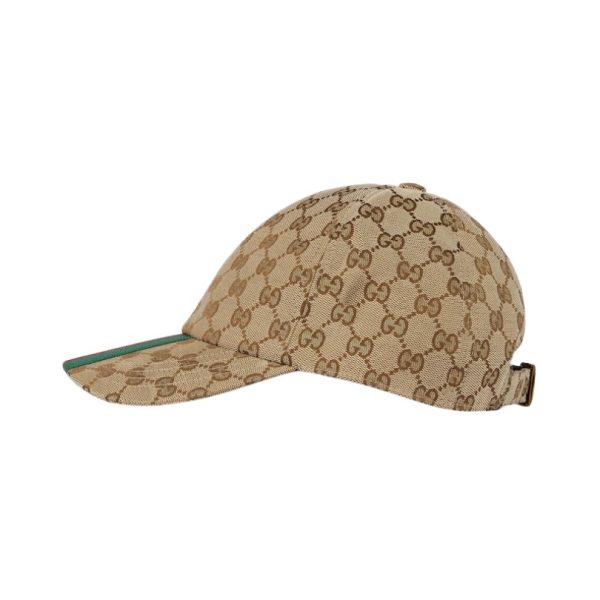 Cap Gucci canvas baseball hat Beige and ebany GC059 - Image 2