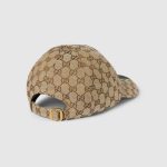 Cap Gucci canvas baseball hat Beige and ebany GC059 - Image 3