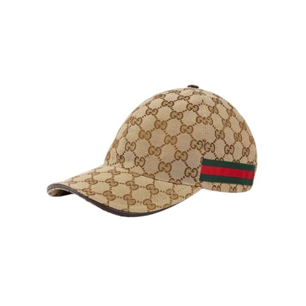 d105247_3405-1.jpg Cap Gucci canvas baseball hat with Web Beige GC060 - Image 1