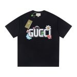 Gucci Graphic T-shirt with Cartoon Black Logo GC062