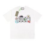 Gucci Graphic T-shirt with Cartoon White Logo GC063