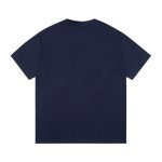 Gucci T-shirt GG Logo Print Navy GC064 - Image 2