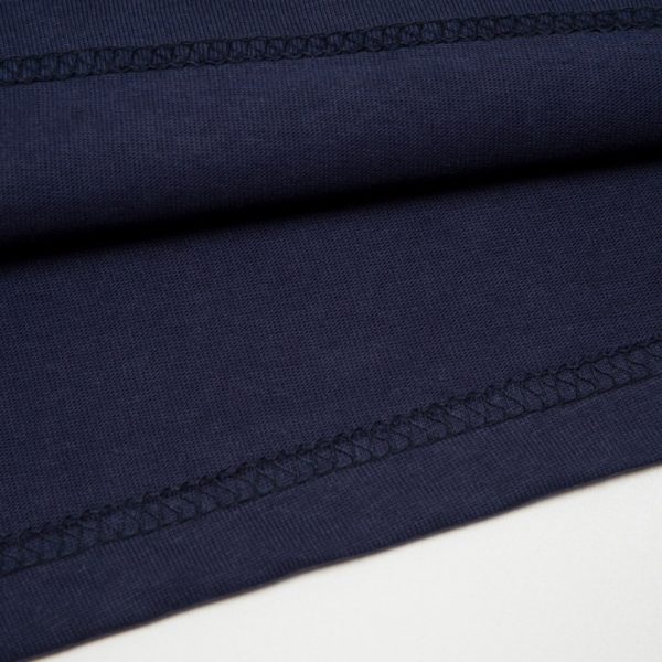 Gucci T-shirt GG Logo Print Navy GC064 - Image 5