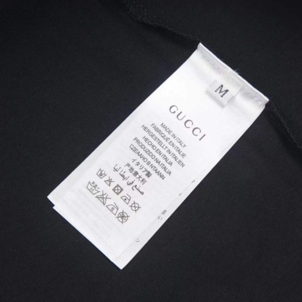 T-shirt Gucci OshKosh Black GC066 - Image 6