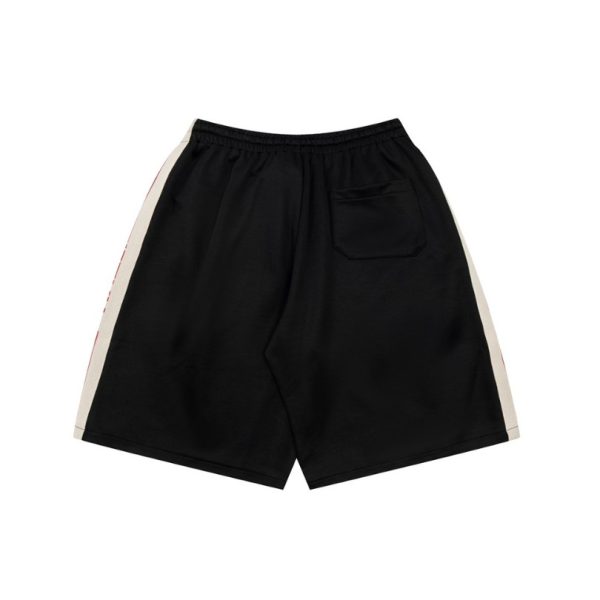 Shorts Gucci Logo Stripe Black GC076 - Image 2