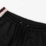 Shorts Gucci Logo Stripe Black GC076 - Image 3