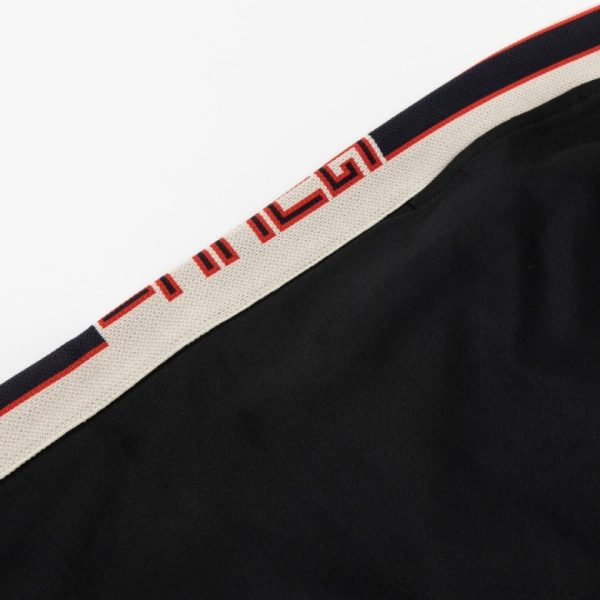 Shorts Gucci Logo Stripe Black GC076 - Image 6