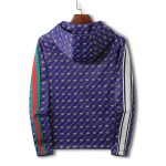 Jacket Gucci Monogram Stripe Blue GC078 - Image 2