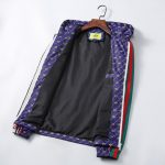 Jacket Gucci Monogram Stripe Blue GC078 - Image 3