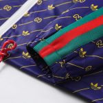 Jacket Gucci Monogram Stripe Blue GC078 - Image 7