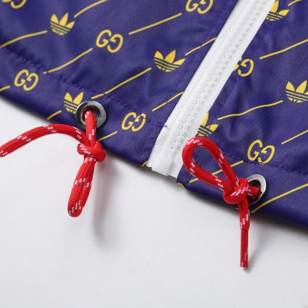 Jacket Gucci Monogram Stripe Blue GC078 - Image 9