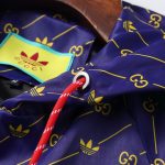 Jacket Gucci Monogram Stripe Blue GC078 - Image 12