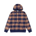 Hoodie Gucci Monogram Brown Blue GC080